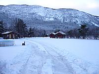 Birkelund Camping in the winter